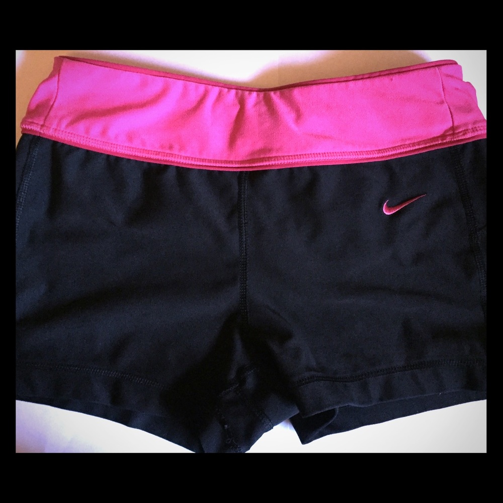 Pink Nike Pro Fit Dry Shorts